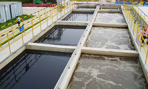 椰殼活性炭水處理現場
